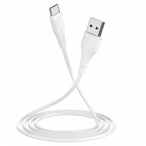 Кабель USB - Type-C Borofone BX18  300см 3A (white)