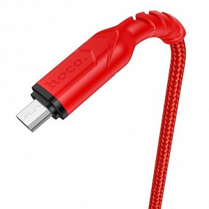 Кабель USB - micro USB Hoco X59 Victory  100см 2,4A (red)