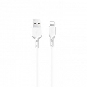 Кабель USB - Apple lightning Hoco X20 Starlight Glare  200см 2,4A (white)