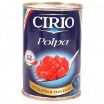 Томаты &quot;CIRIO&quot;, очищенные резаные, 400 гр., ж/б