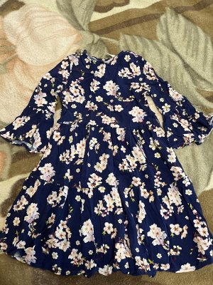 Платье детское для девочек Peterhof темно-синий