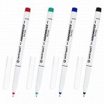 Ручки капиллярные (линеры) 4 ЦВЕТА CENTROPEN &quot;Handwriter&quot;, корпус тонкий, линия письма 0,5 мм