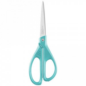 Ножницы MAPED "Essentials Color", 210 мм, бирюзовые, эргономичные ручки, 468111