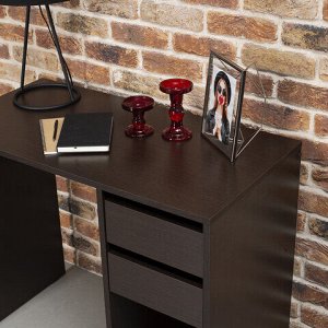 Стол письменный/компьютерный BRABIX &quot;Scandi CD-017&quot;, 900х450х750 мм, 2 ящика, венге, 641896, ЦБ013706-3