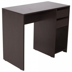 Стол письменный/компьютерный BRABIX &quot;Scandi CD-017&quot;, 900х450х750 мм, 2 ящика, венге, 641896, ЦБ013706-3
