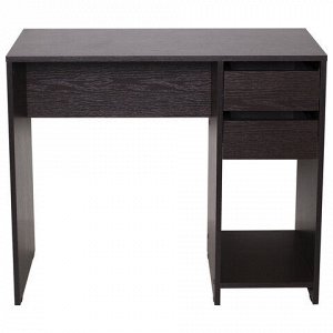 Стол письменный/компьютерный BRABIX &quot;Scandi CD-017&quot;, 900х450х750 мм, 2 ящика, венге, 641896, ЦБ013706-3