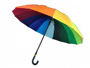 Зонт-трость радуга;Большой зонт-полуавтомат