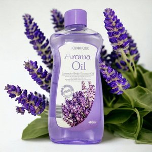 Ароматическое масло - эссенция FOODAHOLIC Lavender для ухода за лицом и телом с экстрактом цветков лаванды для всех типов кожи 465мл/40