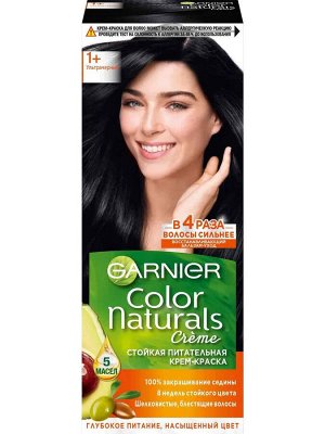 Garnier Color Naturals Краска для волос тон 1+ Ультра чёрный