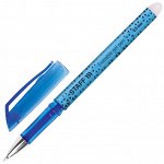 Ручка стираемая гелевая STAFF College GP-199, СИНЯЯ, узел 0,5мм, линия 0,35мм, 142494