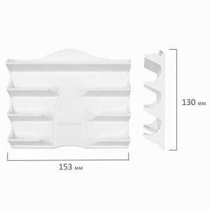 Держатель магнитный для 4 маркеров для доски (130х152мм), BRAUBERG Standard, 237092