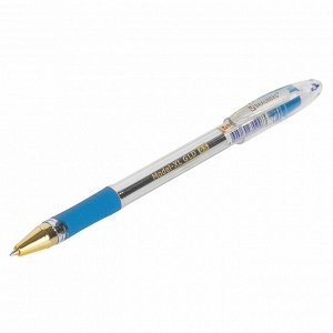 Ручка шариковая масляная с грипом BRAUBERG Model-XL GLD, СИНЯЯ, узел 0,5 мм, линия 0,25 мм, 143245