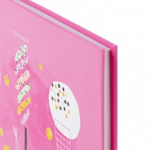 Дневник 1-11 класс 48л, твердый, BRAUBERG, глянцевая ламинация, с подсказом, Ice cream party, 106602