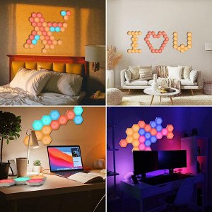 Модульный светильник HexOn Touch Control LED Lights RGB / 3 модуля