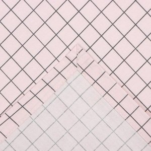 Набор салфеток «Этель. Клетка», 30x40 см - 2 шт., 80% хлопок, 20% п/э, сатин 110 г/м²