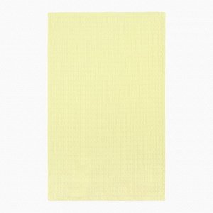 Полотенце "Доляна" цвет жёлтый 35х60 см, 100% хлопок, крупная вафля 220 г/м2