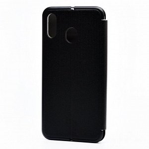 Чехол-книжка Brera Like Me для "Samsung SM-M205 Galaxy M20" (black/black) откр.вбок