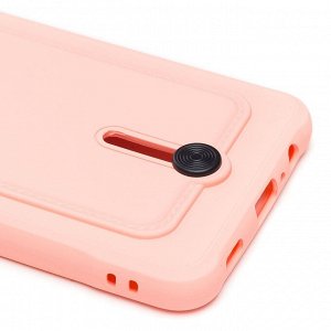 Чехол-накладка - SC304 с картхолдером для "Samsung SM-A125 Galaxy A12" (light pink) (208711)