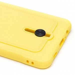 Чехол-накладка - SC304 с картхолдером для "Samsung SM-A125 Galaxy A12" (yellow) (208713)