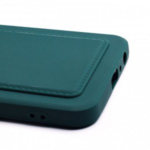 Чехол-накладка - SC315 с картхолдером для "Samsung SM-A235 Galaxy A23 4G" (dark green) (214463)