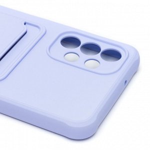 Чехол-накладка - SC304 с картхолдером для "Samsung SM-A135 Galaxy A13 4G" (light violet) (208717)