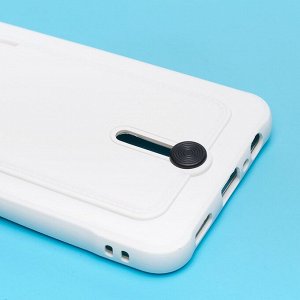 Чехол-накладка - SC304 с картхолдером для "Samsung SM-A135 Galaxy A13 4G" (white) (208719)