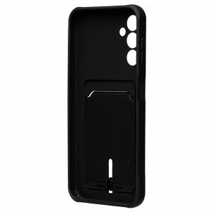 Чехол-накладка - SC304 с картхолдером для "Samsung SM-A145 Galaxy A14 4G/SM-A146 Galaxy A14 5G (MediaTek)" (black) (217955)