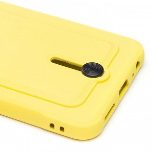 Чехол-накладка - SC304 с картхолдером для "Samsung SM-A226 Galaxy A22s 5G" (yellow) (208727)