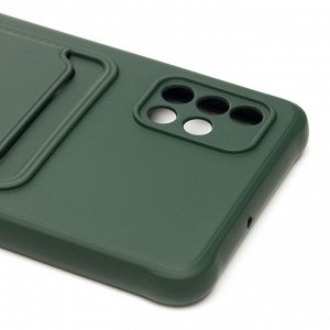 Чехол-накладка - SC304 с картхолдером для "Samsung SM-A515 Galaxy A51 4G" (dark green) (208736)
