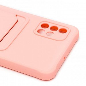 Чехол-накладка - SC304 с картхолдером для "Samsung SM-A515 Galaxy A51 4G" (light pink) (208739)