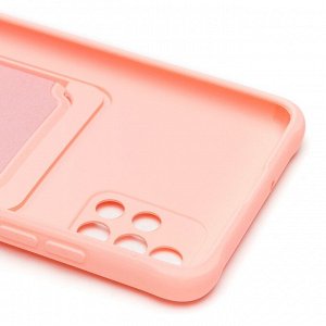 Чехол-накладка - SC304 с картхолдером для "Samsung SM-A515 Galaxy A51 4G" (light pink) (208739)