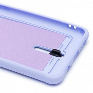 Чехол-накладка - SC304 с картхолдером для "Samsung SM-A515 Galaxy A51 4G" (light violet) (208738)