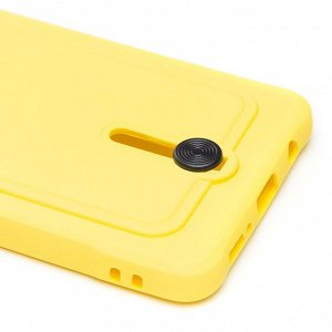 Чехол-накладка - SC304 с картхолдером для "Samsung SM-A515 Galaxy A51 4G" (yellow) (208741)