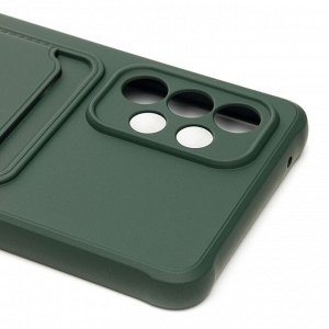 Чехол-накладка - SC304 с картхолдером для "Samsung SM-A536 Galaxy A53 5G" (dark green) (208762)