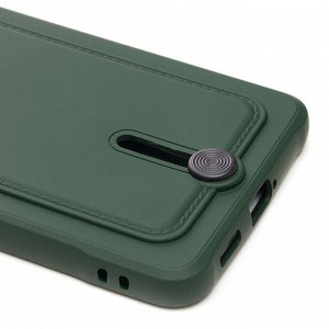 Чехол-накладка - SC304 с картхолдером для "Samsung SM-A536 Galaxy A53 5G" (dark green) (208762)