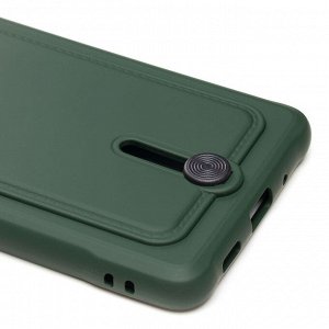 Чехол-накладка - SC304 с картхолдером для "Samsung SM-G780 Galaxy S20FE" (dark green) (208743)