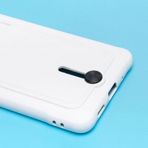 Чехол-накладка - SC304 с картхолдером для "Samsung SM-G780 Galaxy S20FE" (white) (208747)