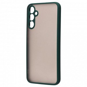 Чехол-накладка - PC041 для "Samsung SM-A346 Galaxy A34" (dark green/black) (215707)