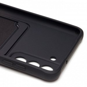 Чехол-накладка - SC304 с картхолдером для "Samsung SM-G990 Galaxy S21FE" (black) (208749)
