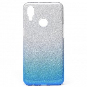 Чехол-накладка - SC097 Gradient для "Samsung SM-A107 Galaxy A10s" (blue/silver)
