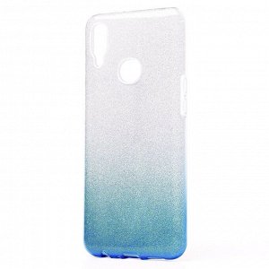 Чехол-накладка - SC097 Gradient для "Samsung SM-A107 Galaxy A10s" (blue/silver)