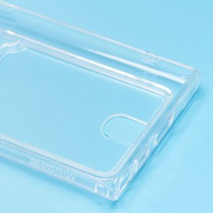 Чехол-накладка - SC276 с картхолдером для "Samsung SM-S908 Galaxy S22 Ultra" (transparent) (210440)