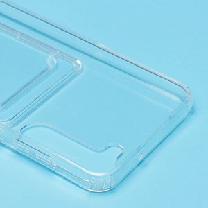 Чехол-накладка - SC276 с картхолдером для "Samsung SM-S916 Galaxy S23+" (transparent)