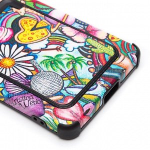 Чехол-накладка - SC284 с картхолдером для "Samsung SM-G998 Galaxy S21 Ultra" (008) (multicolor)