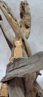 Брошь Кошка
