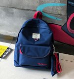 Стильный рюкзак и кошелек из плотной ткани