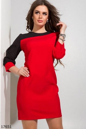 Женское платье 17651 красный