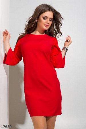 Женское платье 17650 красный