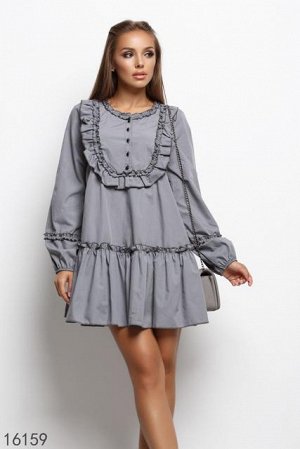 Женское платье 16159 серый