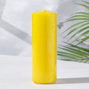 Свеча классическая 5х15 см, желтая